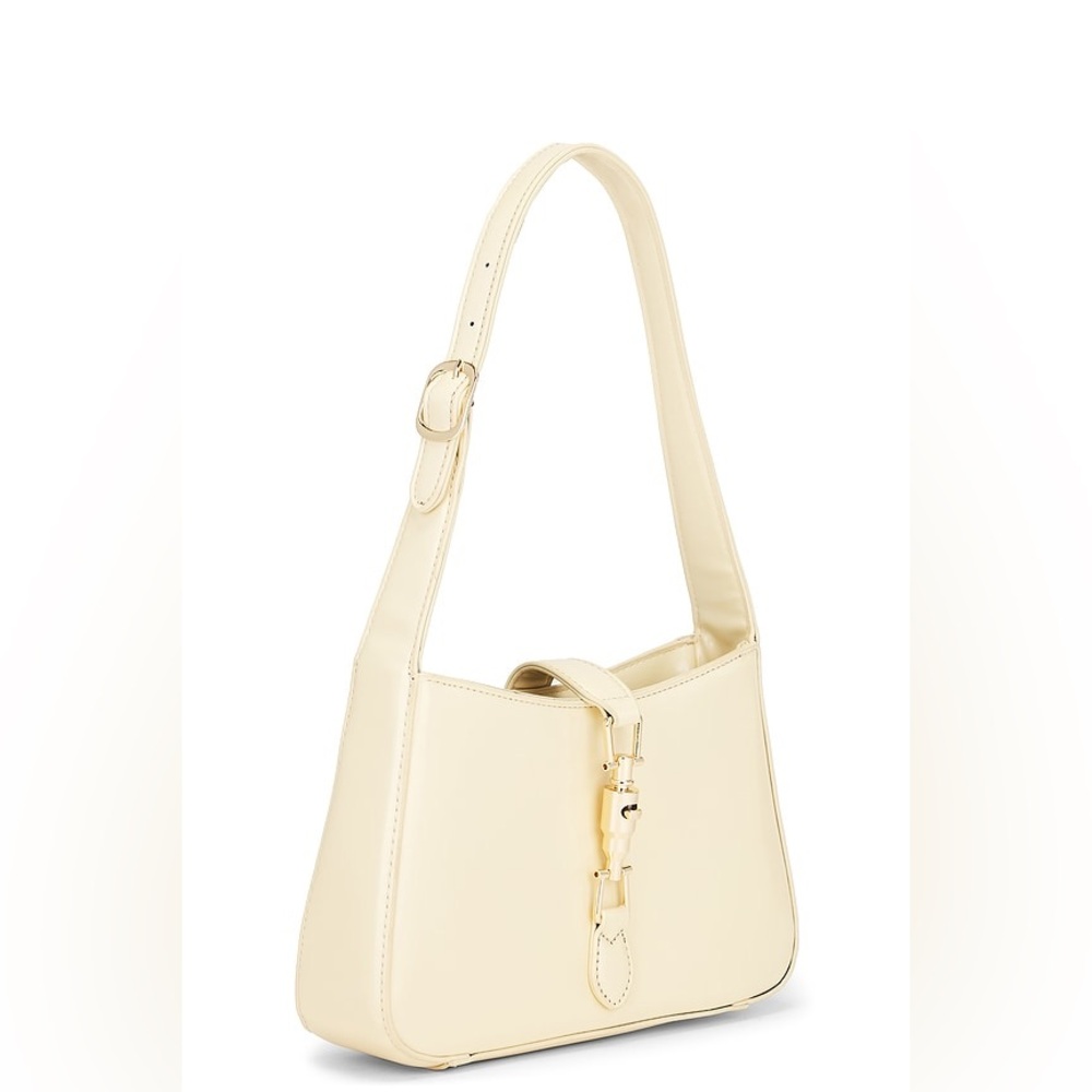 8 Other Reasons Justine Butter Yellow Shoulder Bag NWT Baguette Purse - Picture 4 of 7